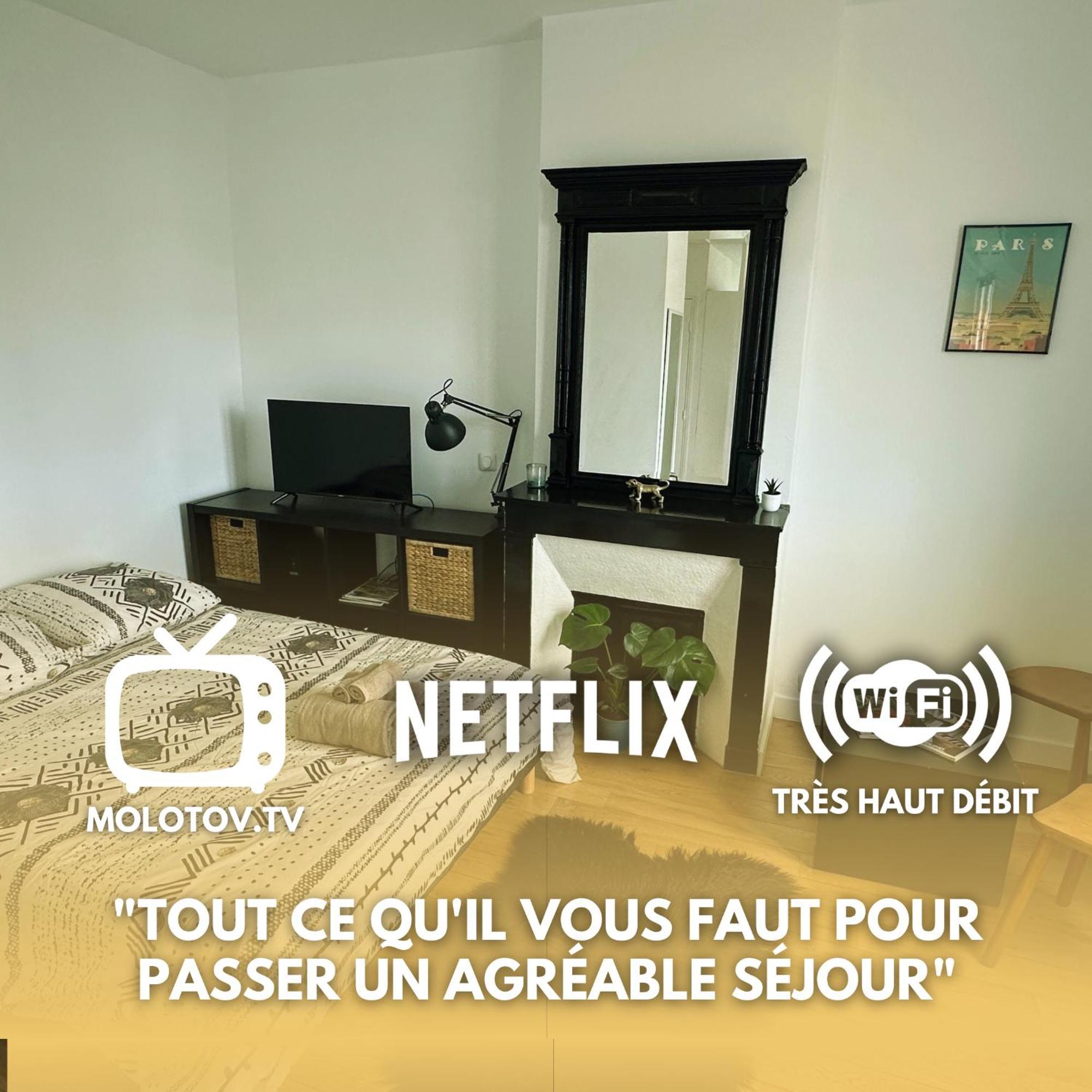 Charmant Studio Au Coeur Du 18E Apartment ปารีส ภายนอก รูปภาพ